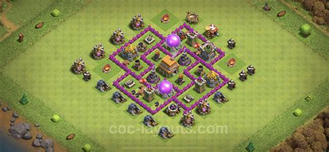 clash of clans th6 layout.